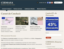 Tablet Screenshot of cermasa.es